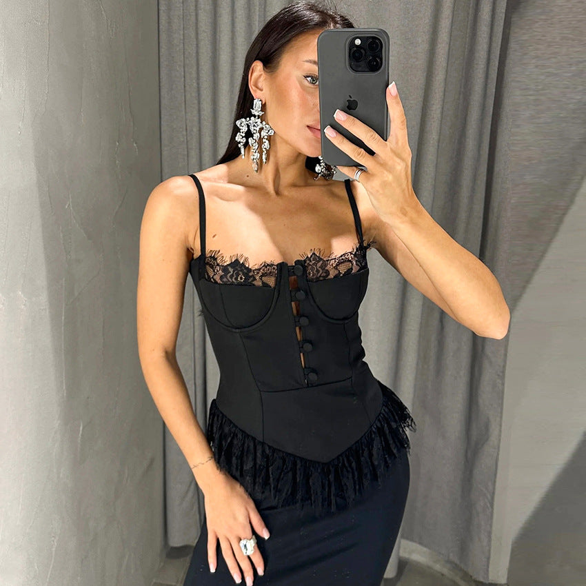 Lace Camisole For Women Elegant Versatile Top Perfect For Commuting