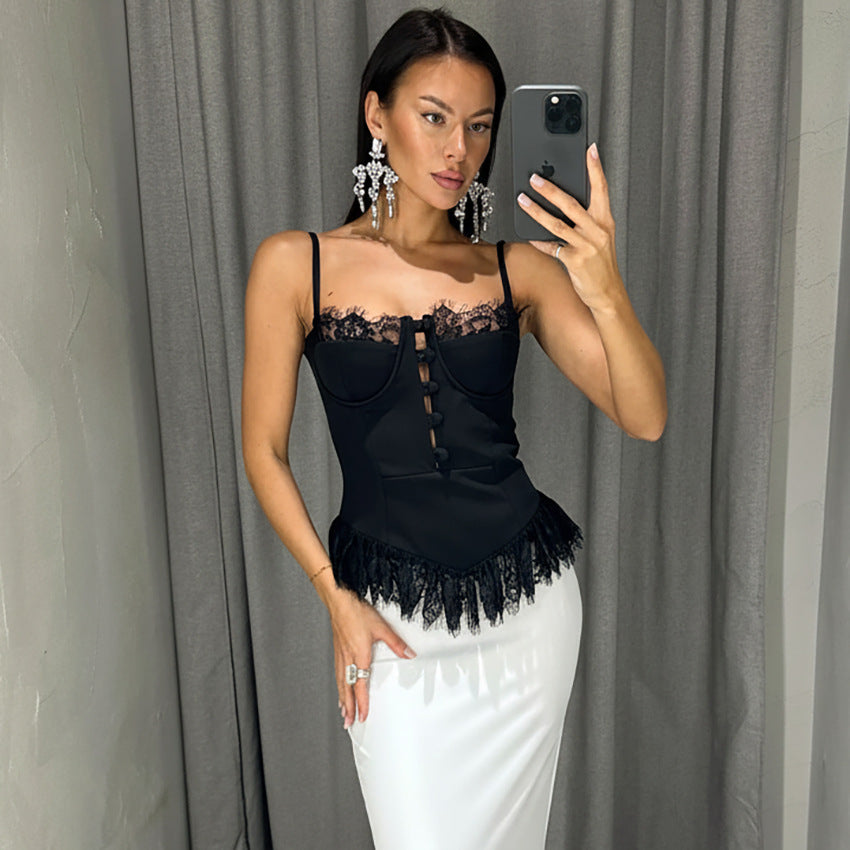 Lace Camisole For Women Elegant Versatile Top Perfect For Commuting