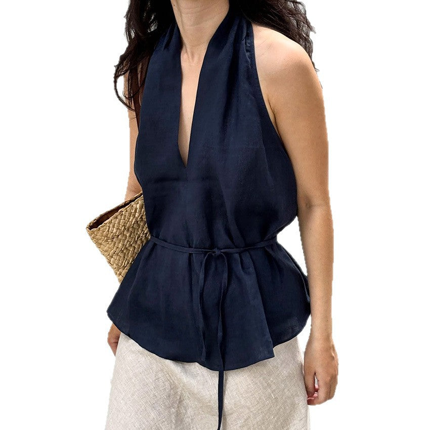 Stylish And Minimalist Sleeveless Top For Women