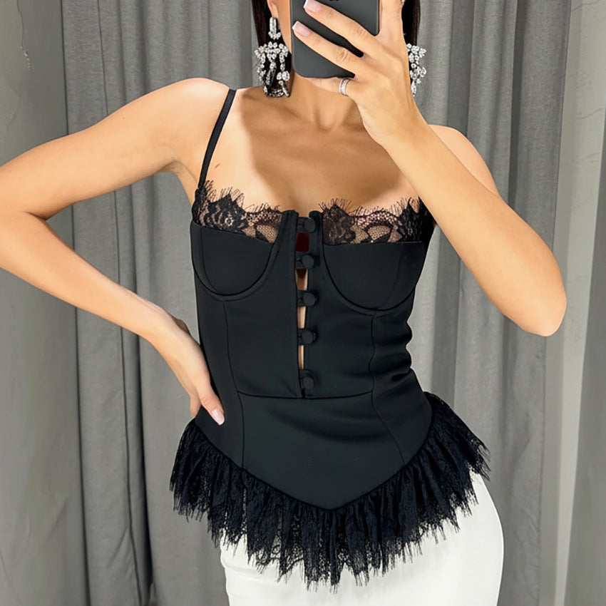 Lace Camisole For Women Elegant Versatile Top Perfect For Commuting