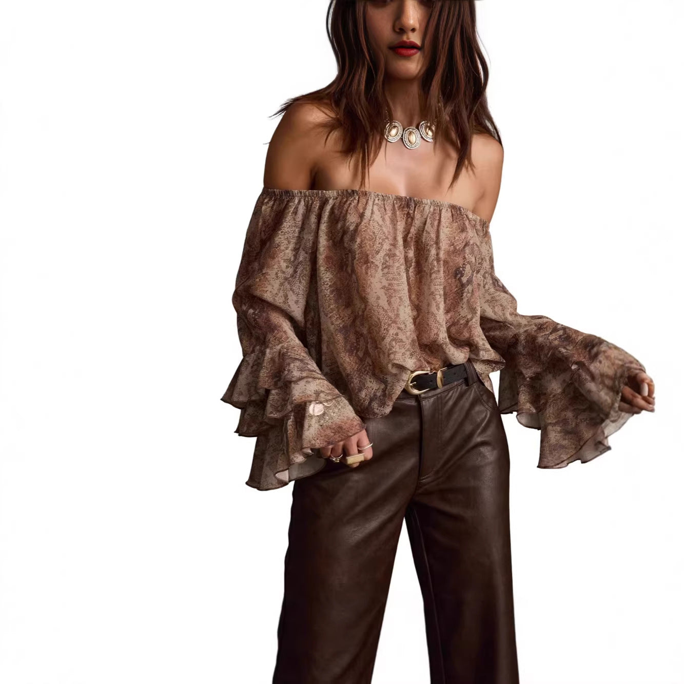 Stylish Minimalist Slim Fit Long Sleeve Top For Women